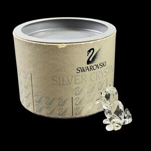 Swarovski Crystal Minis Standing Cat Figurine Miniature Vintage 1980s Austria